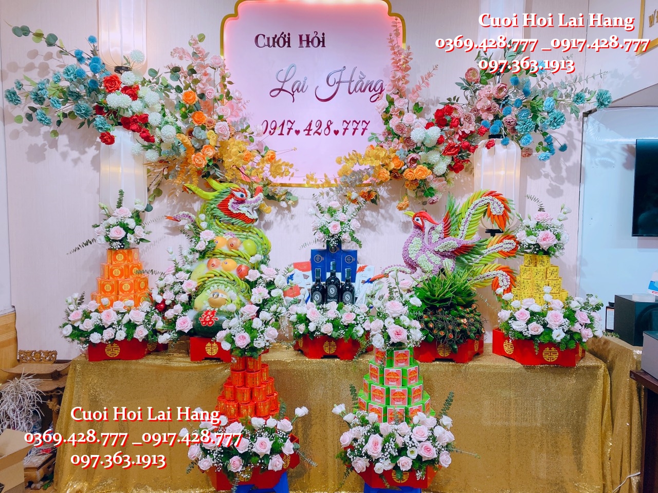 7 Tráp Lễ Ăn Hỏi Anh Tú - Thúy Quỳnh