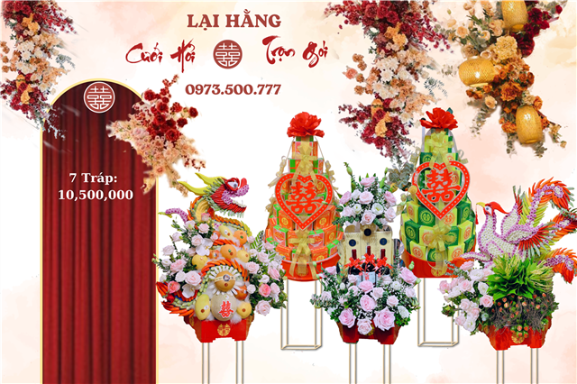 5 Tráp Ăn Hỏi Đẹp Mẫu 27