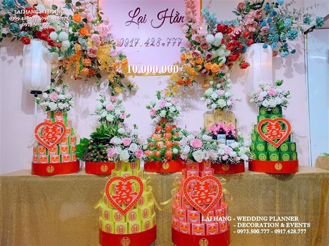 7 Tráp Ăn Hỏi Đẹp Mẫu 12