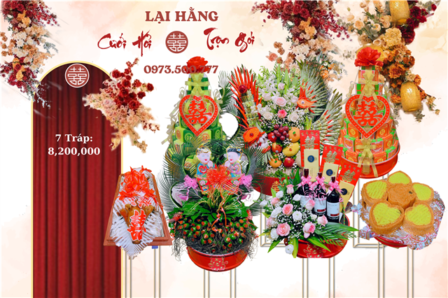 7 Tráp Rồng Phượng Xôi Lợn