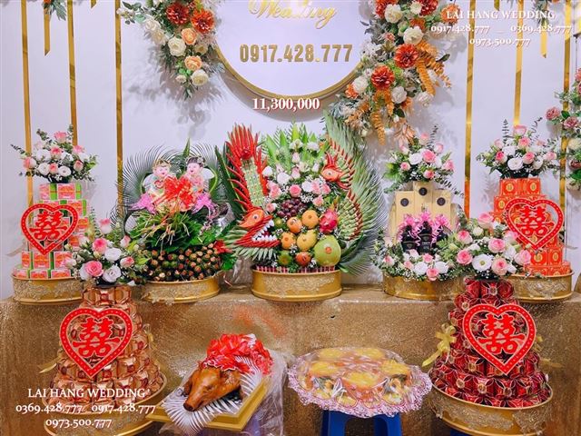 9 Tráp Ăn Hỏi Đẹp Mẫu 3