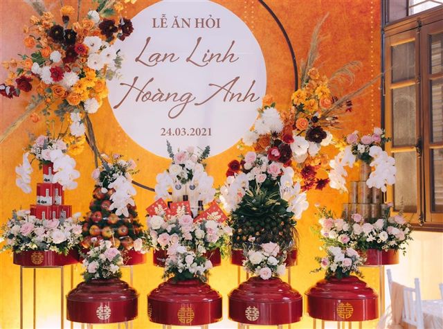 9 Tráp Ăn Hỏi Đẹp Mẫu 45