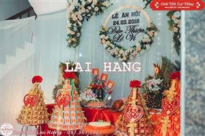 Lễ Ăn Hỏi 9 Tráp Rồng Phượng Tách Rời