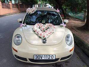 Trang Trí Hoa Xe Cưới HXC07