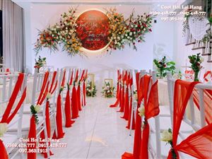 Trang Trí Phông Bạt Đám Cưới Nga - Anh