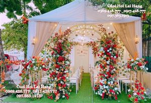 Trang Trí Phông Bạt Đám Cưới Tùng - Chi