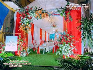 Trang Trí Phông Rạp Đám Cưới Tuấn - Trang
