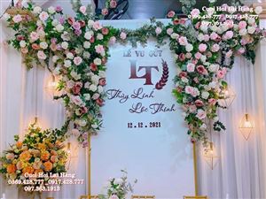 Trang Trí Phông Rạp Đám Cưới Linh - Thịnh