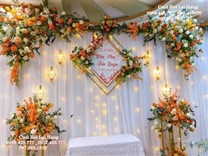 Trang Trí Phông Cổng Đám Cưới Phúc - Quyên