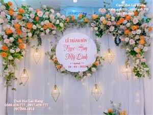 Trang Trí Phông Rạp Đám Cưới Huy - Linh
