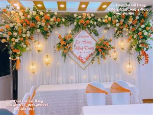 Trang Trí Phông Cổng Đám Cưới Hoàng - Trang