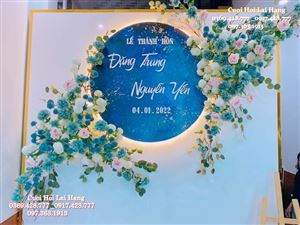 Trang Trí Phông Cổng Đám Cưới Trung - Yến