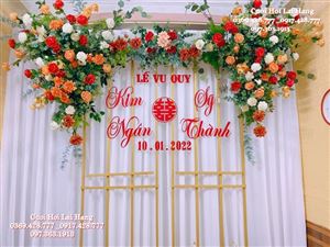 Trang Trí Phông Rạp Đám Cưới Ngân - Thành