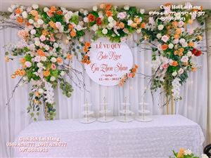Trang Trí Phông Rạp Đám Cưới Ngọc - Shan