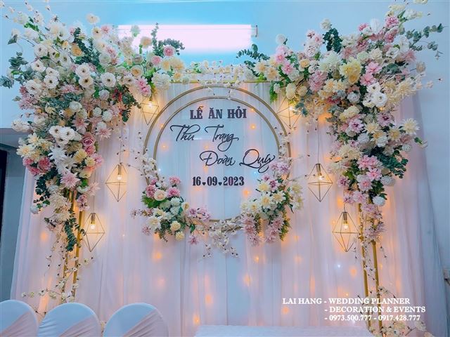 Trang Trí Phông Lụa Hoa Lụa