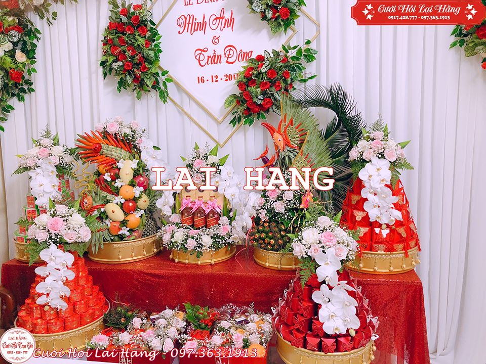 9 mâm lễ ăn hỏi