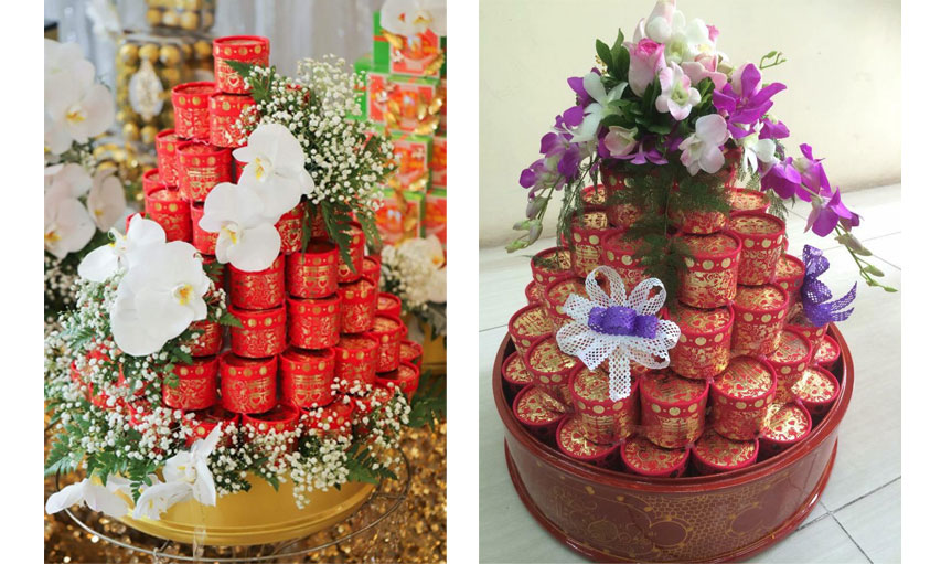 Tráp chè ăn hỏi đẹp 