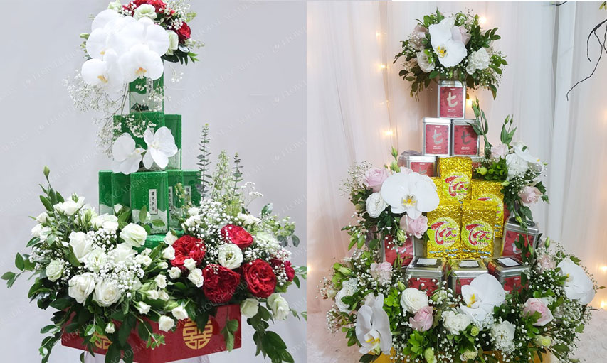 Tráp chè ăn hỏi đẹp