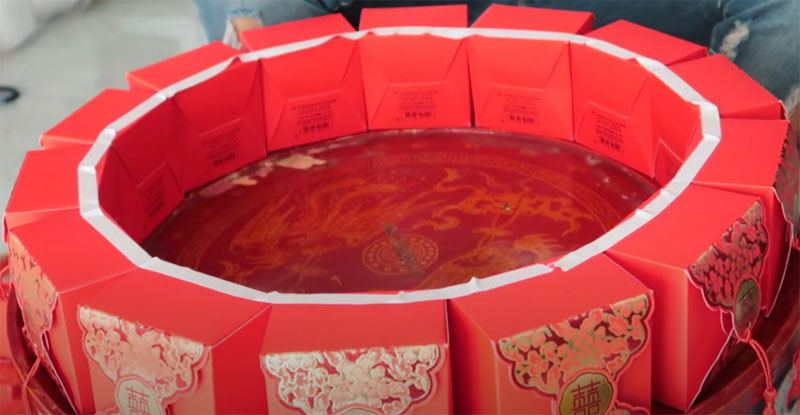 Xếp tráp chè tầng 2
