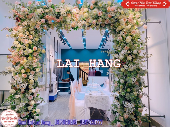 Trang trí đám cưới tại nhà giá bao nhiêu