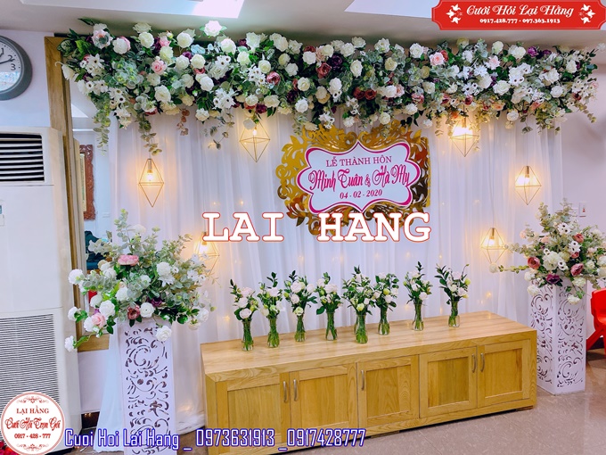 Báo giá Trang trí đám cưới tại nhà