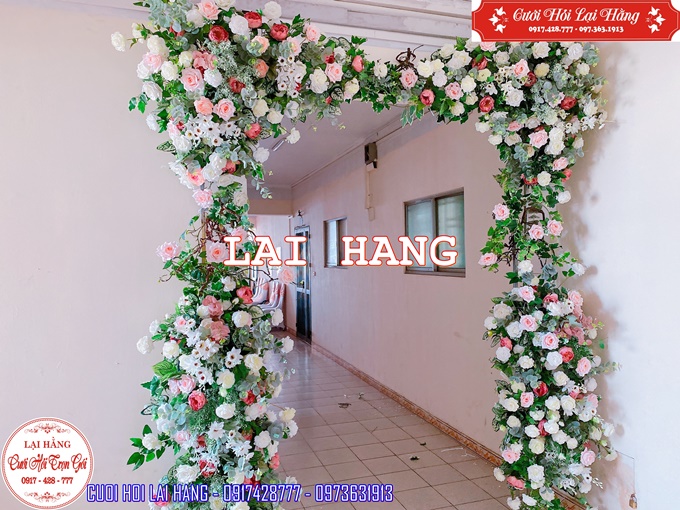 Trang trí đám hỏi trên chung cư 15