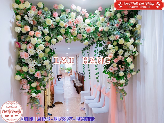 Trang trí đám hỏi trên chung cư