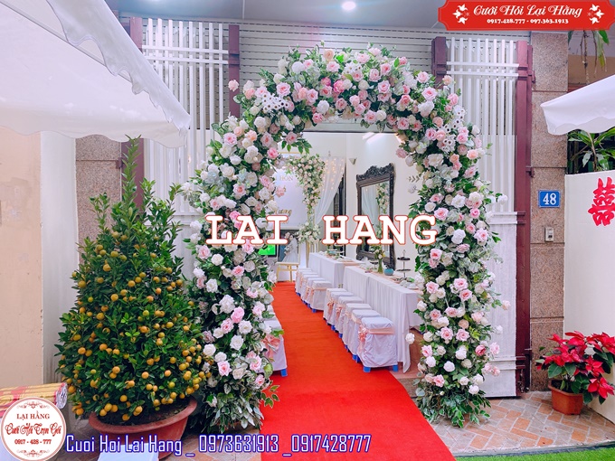 trang trí đám cưới tại nhà 2