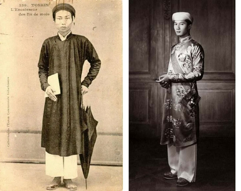 áo dài khăn đóng nam xưa