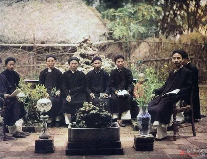 áo dài khăn đóng nam xưa